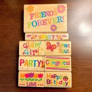Unbranded Rubber Stamp Collection Friends Forever